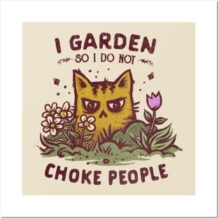 Kitten Gardener Posters and Art